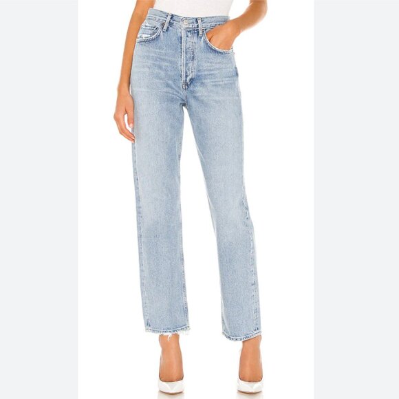 Agolde | Mid Rise Loose Fit 90’s Jean | 26 | Snapshot (Light Blue) - Picture 1 of 12
